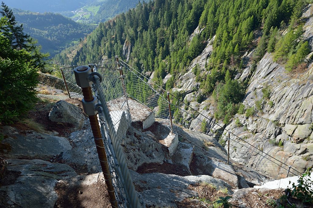 Der letzte Wegabschnitt vor der Brücke wurde komfortabel ausgebaut