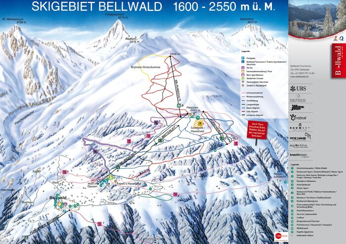 Bild Bellwald Skigebiet
